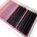 60D-200D Bottom&Spiky Lashes Clusters Volume Individual Lashes Cluster Extensions Spikes Lashes Clusters DIY Fairy/Manga Eyelash